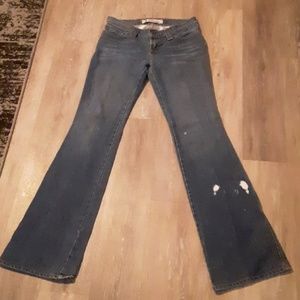 Gap low rise, flared artist jeans-2 long